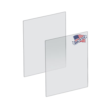 Azar Displays Plexiglass Acrylic Sheets Cut to Size, Clear Plastic Panels, 2PK 179624